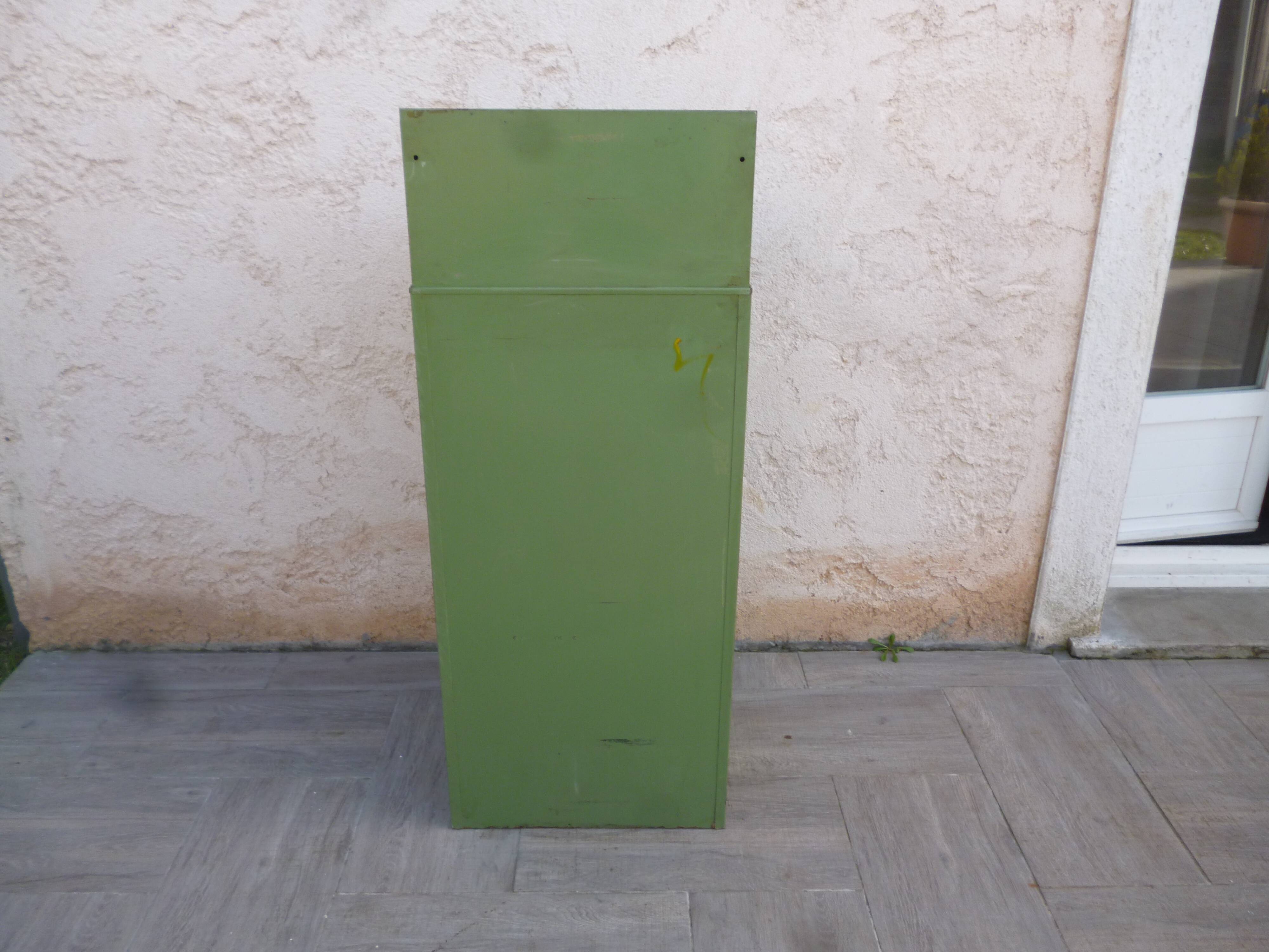 Vintage typographer's furniture separable in two parts