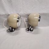 Pair of eyeball wall light  1950