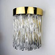 Applique murale Cascade par Venini, verre de Murano, Italie, 1970