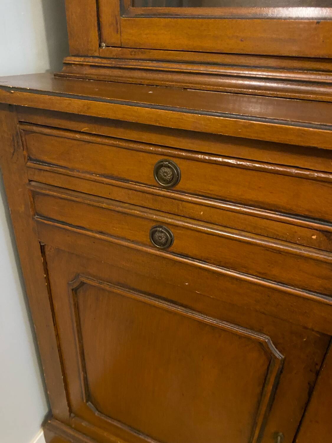 Louis Philippe style display cabinet