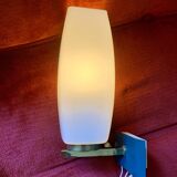 Glass and brass wall light 1960