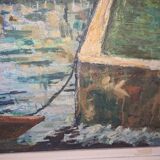 Painting with landscape