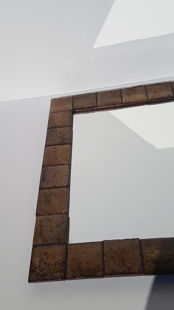 Ceramic mirror 70s/80s