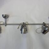 Lampe murale ou plafonnier chromée orientable, design Stanislav Indra, années 1970