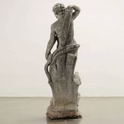 Ancient garden sculpture in terracotta Apollo Italy 20th Century