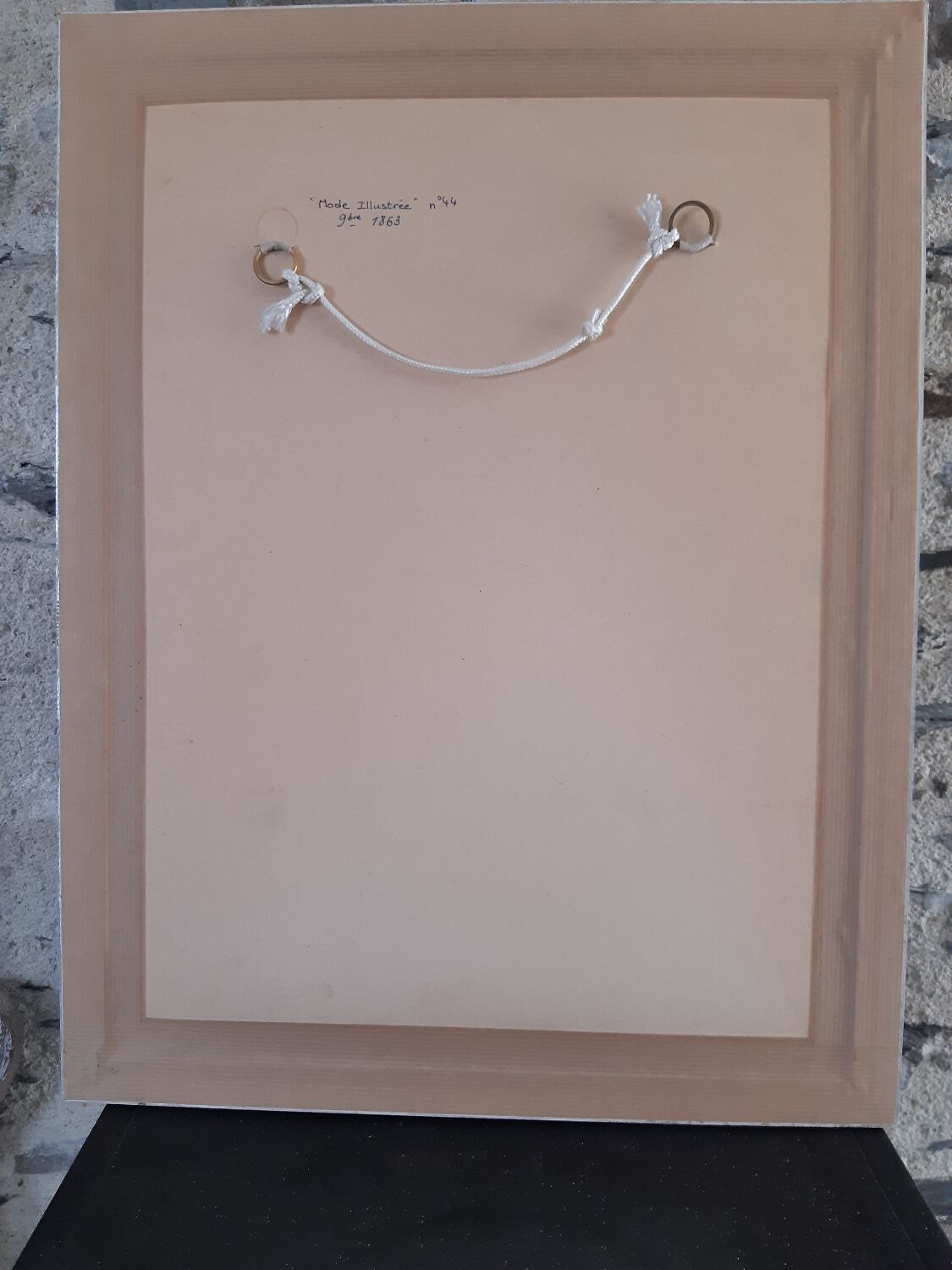 Art frame - the illustrated fashion 1863 no. 44 "Madame Lise's dresses"