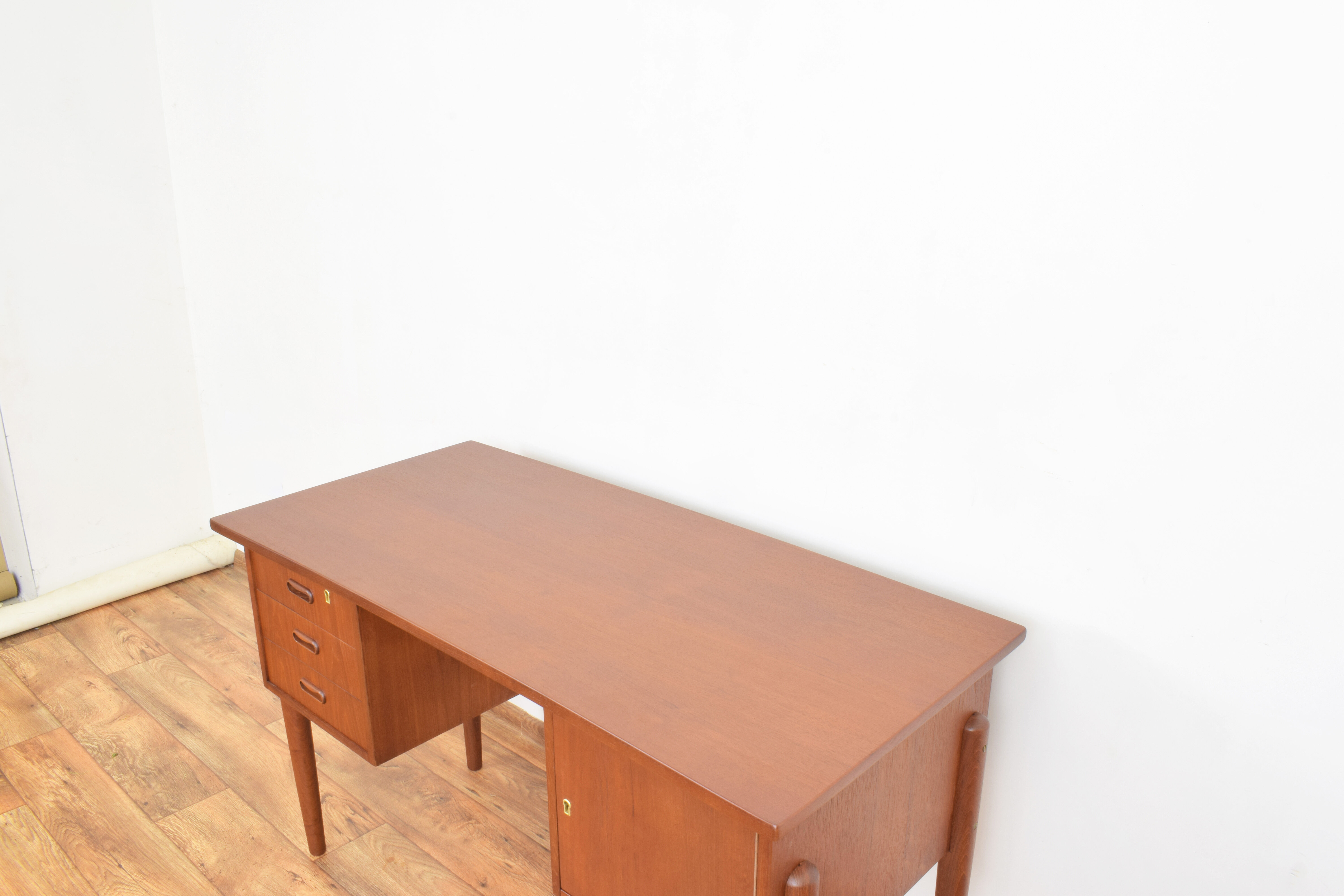 Mid-Century Danish Teak Desk, 1960s.