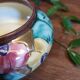 Coupelle en céramique vintage motifs fleuris