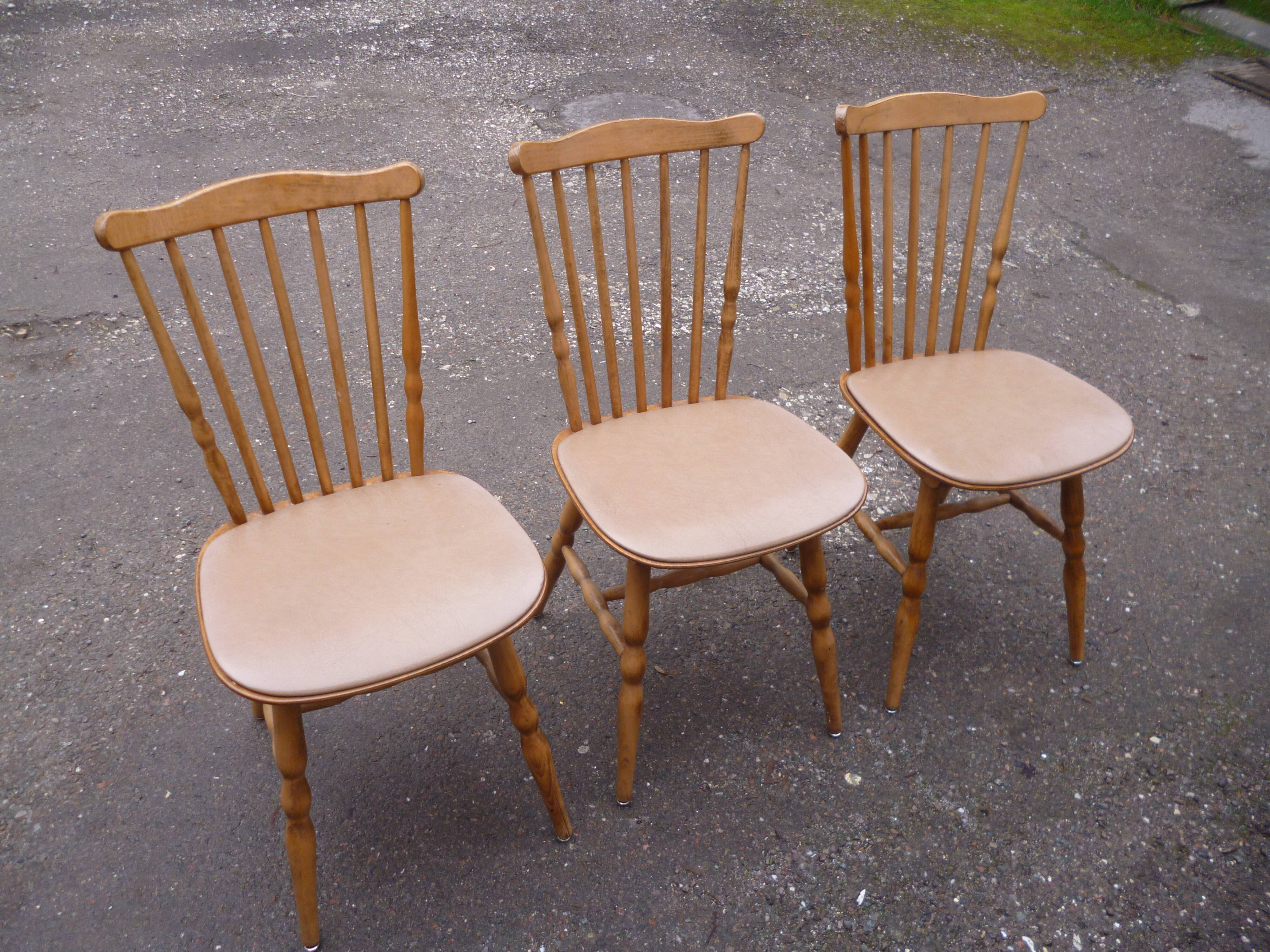 Trio de chaises Baumann Floride Tacoma