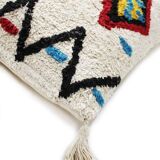 Azilal-style Berber cushion in cotton