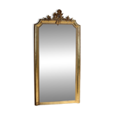 Miroir doré de style Louis XVI