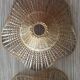 Set of 2 sudpendions in wicker and rattan