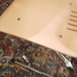 4 chaises rose