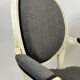 Pair of armchairs medallion louis XVI style-