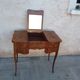 Coiffeuse style Louis XV en placage de  marqueterie