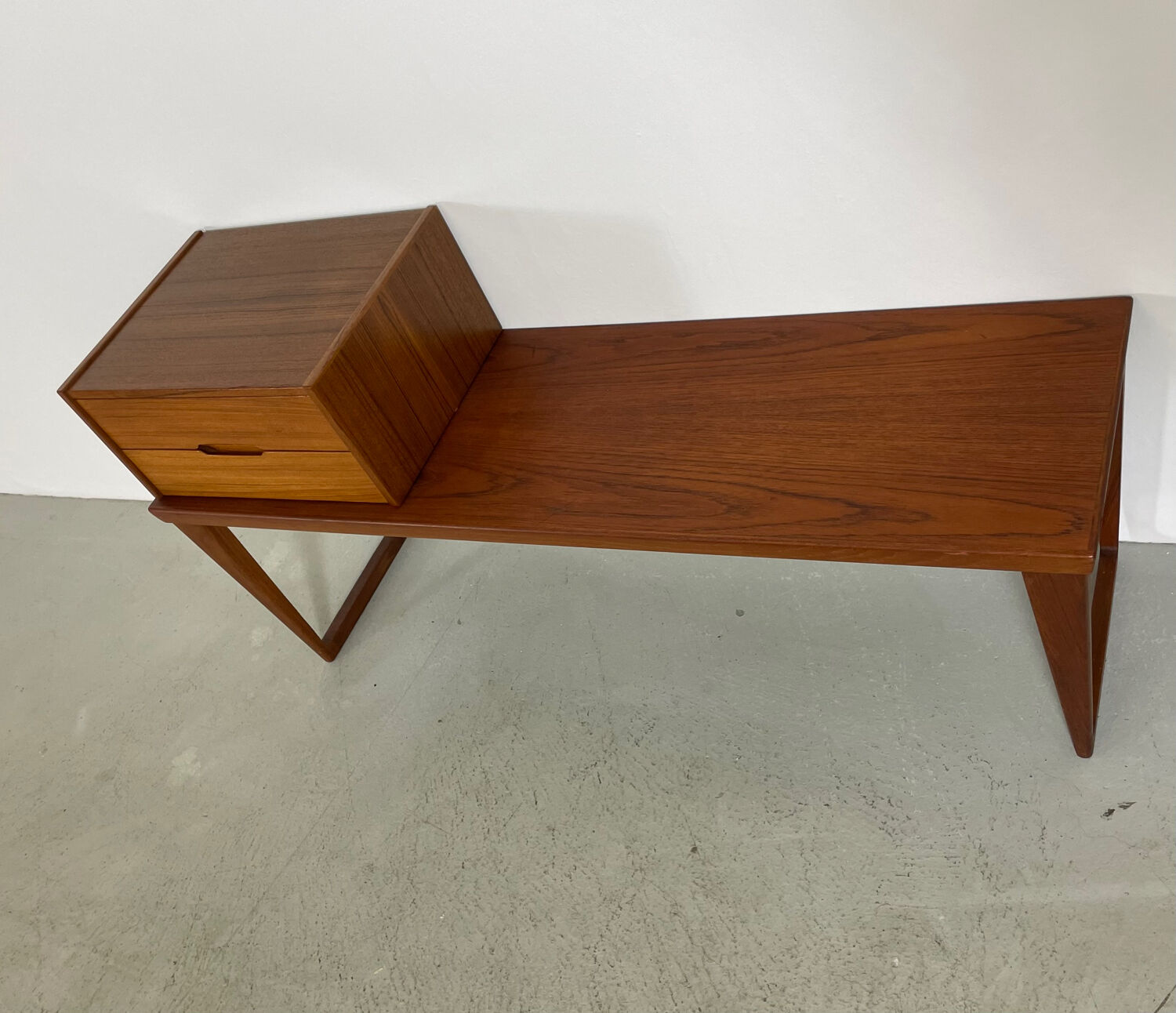 Danish teak hallway set by Kai Kristiansen 1960s