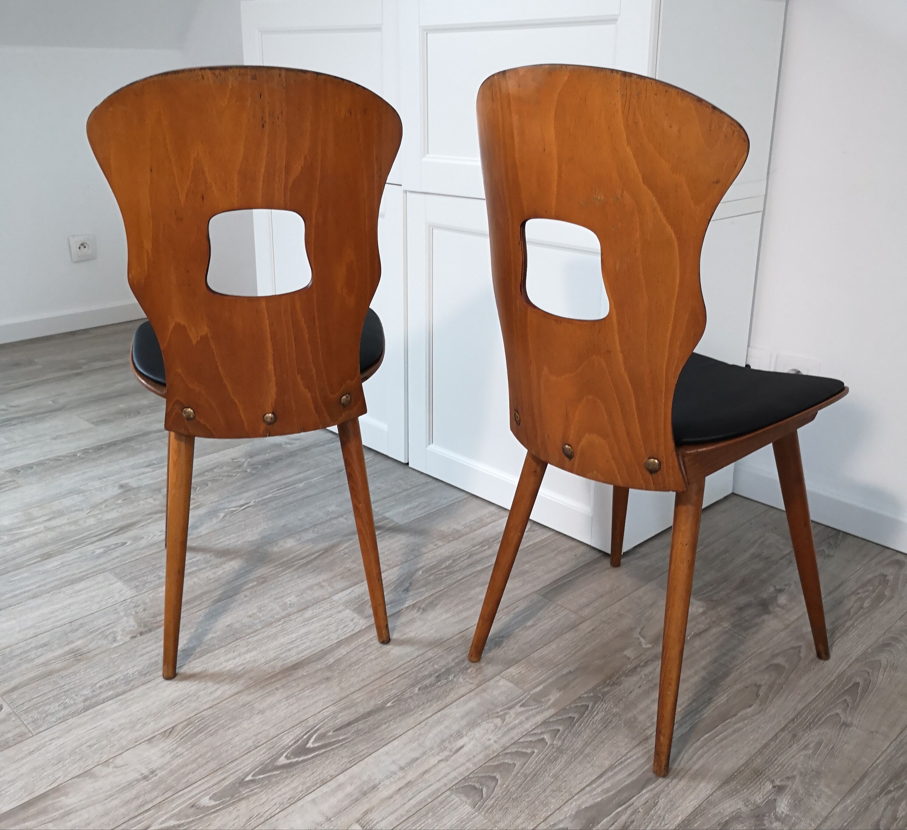 Pair of Bistro chairs Baumann Gentiane