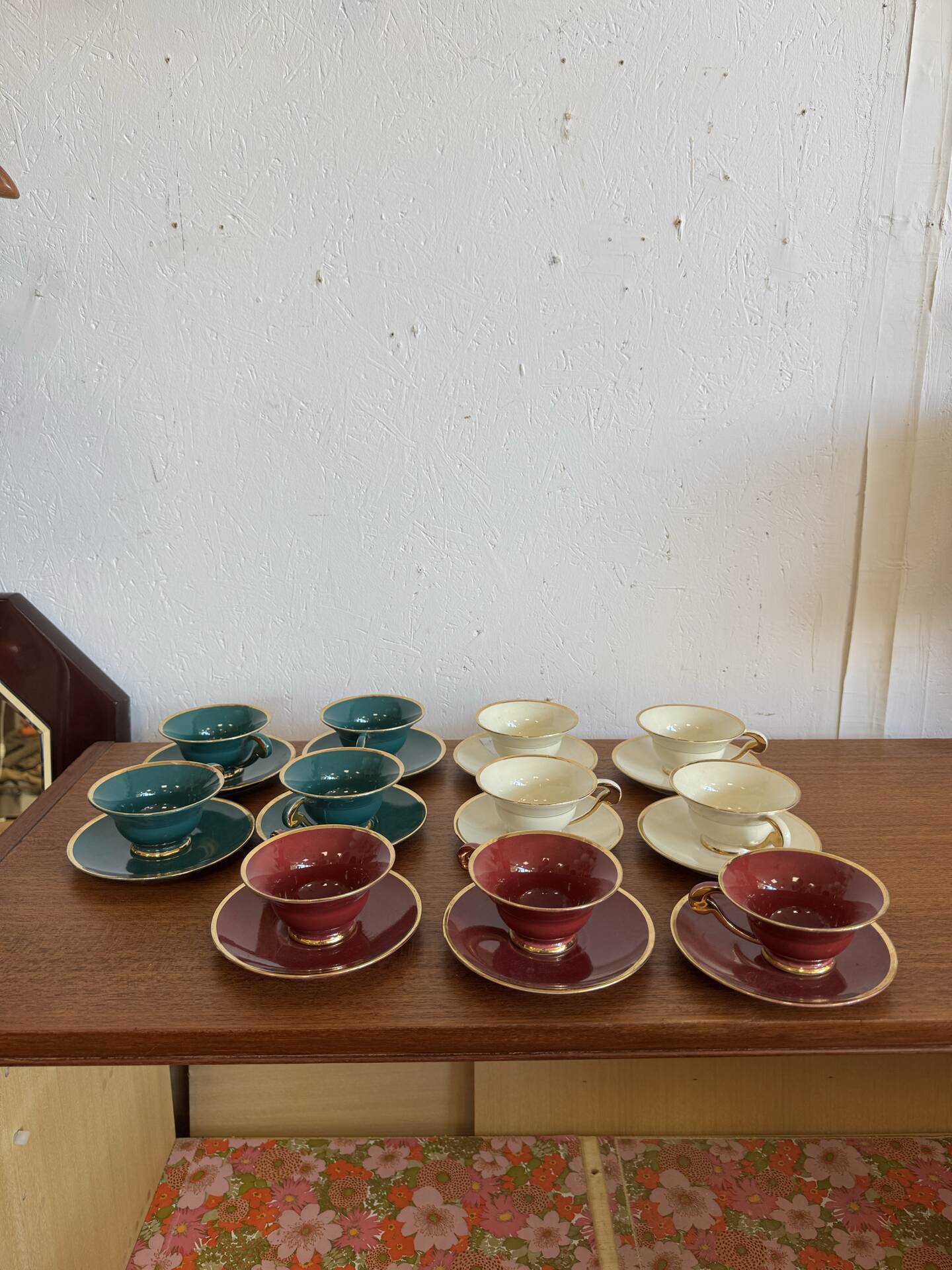 Tasses à café année 50