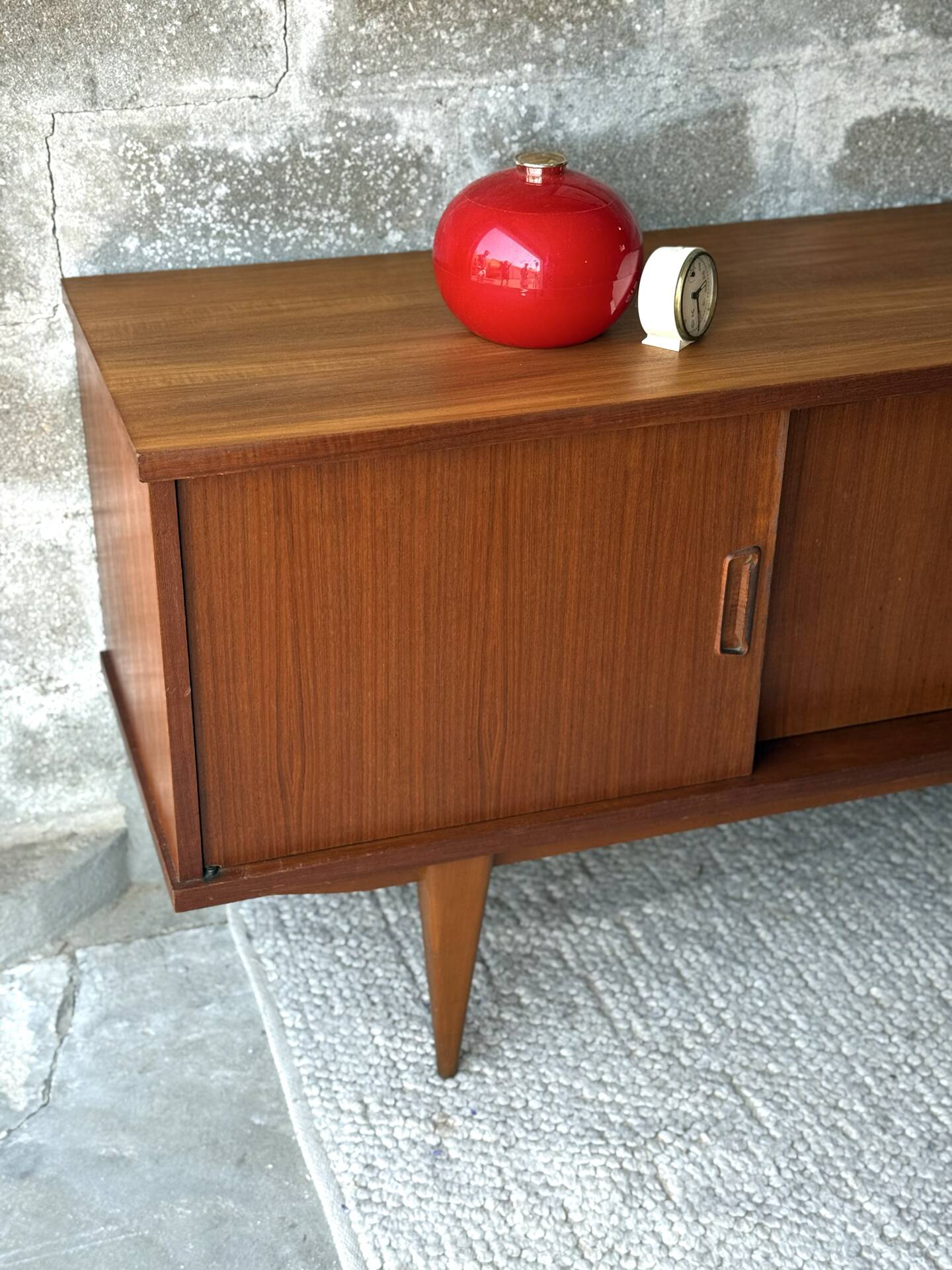 Vintage Scandinavian teak sideboard, 1960.