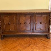 Coffre ou commode en chêne de style espagnol, début du 20e siècle