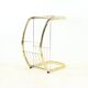 Table d'appoint en laiton et verre, Italie, 1970