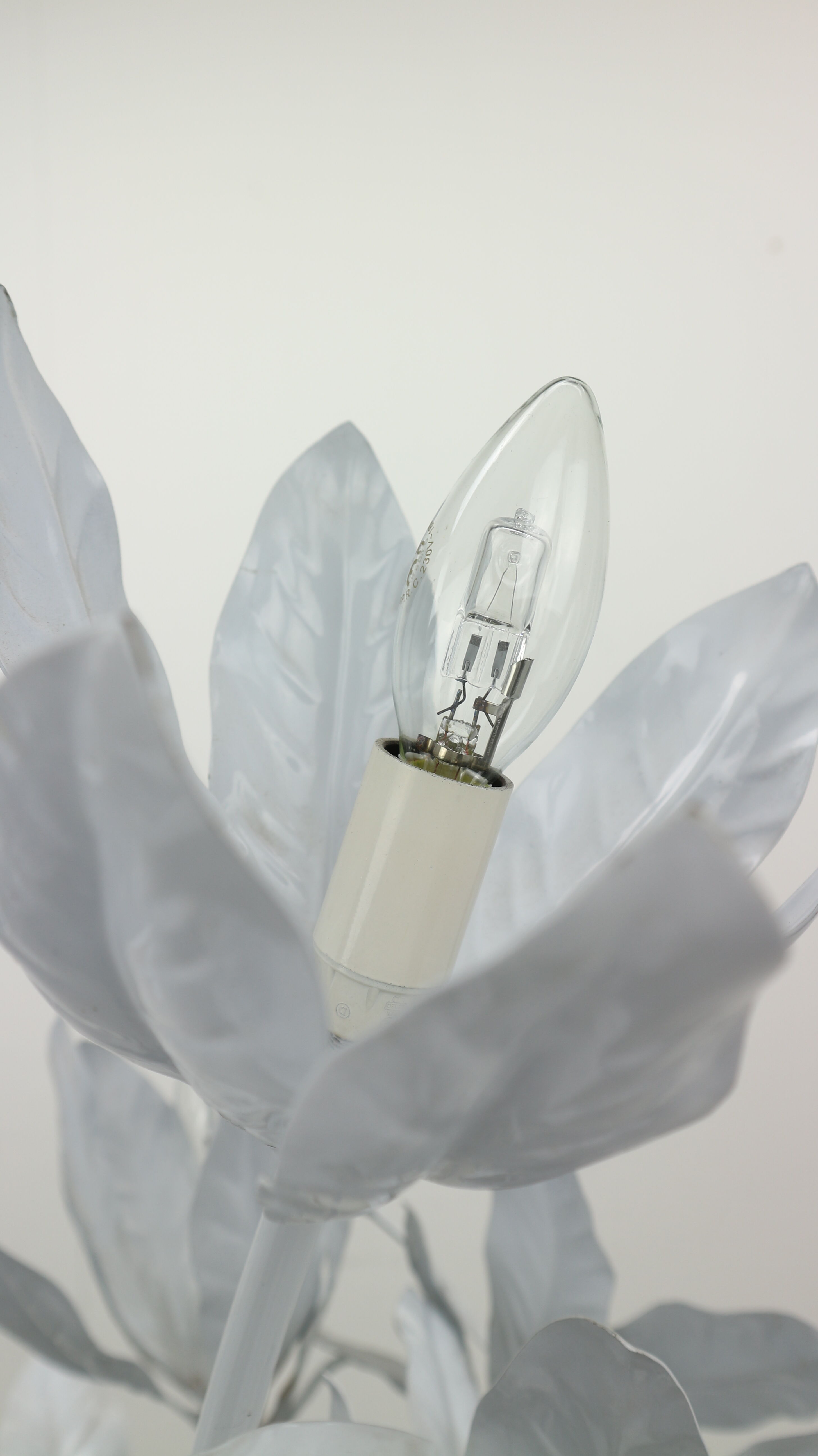 Flower Brass Floor Lamp, 1970s