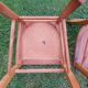 6 sanded bistro chairs