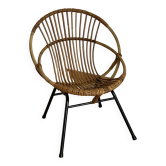 Rattan armchair