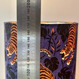 Upcycled table lamp from West Germany, Pop-Art vase by Bay Keramik