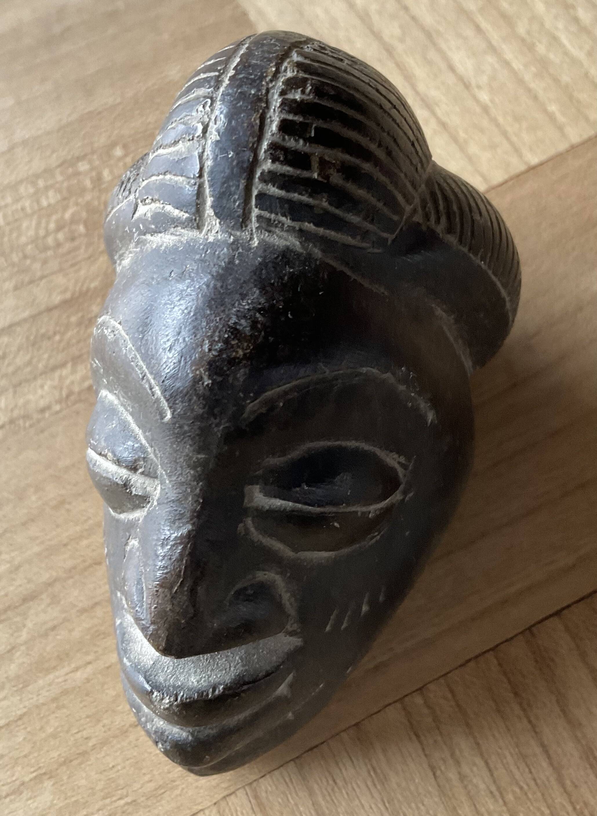 Hand carved African head