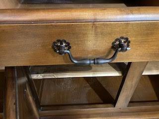 4-door walnut dresser