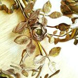 Pair of bronze and gilded metal wall sconces in the Louis XVI style.