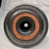 Grand bougeoir, vase . céramique signée jean marais