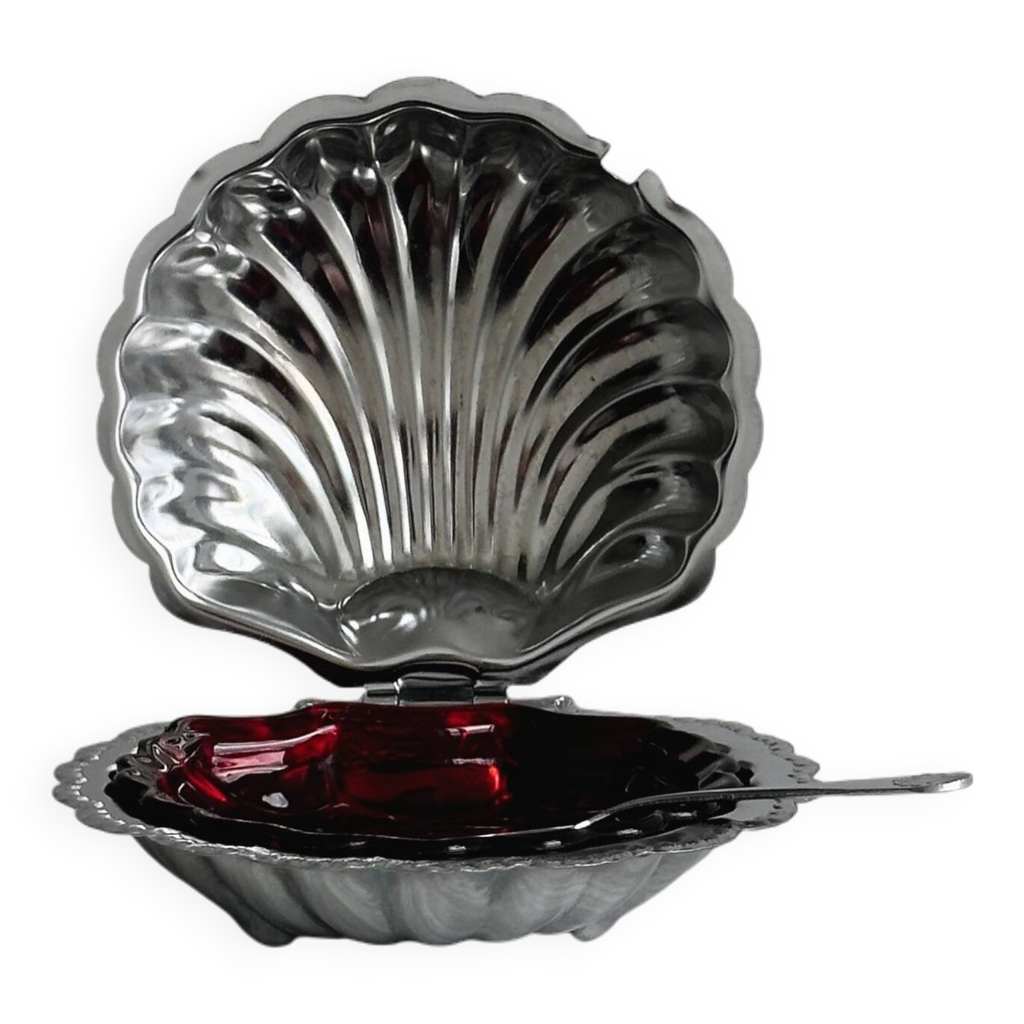 Beurrier en verre avec couvercle YL730