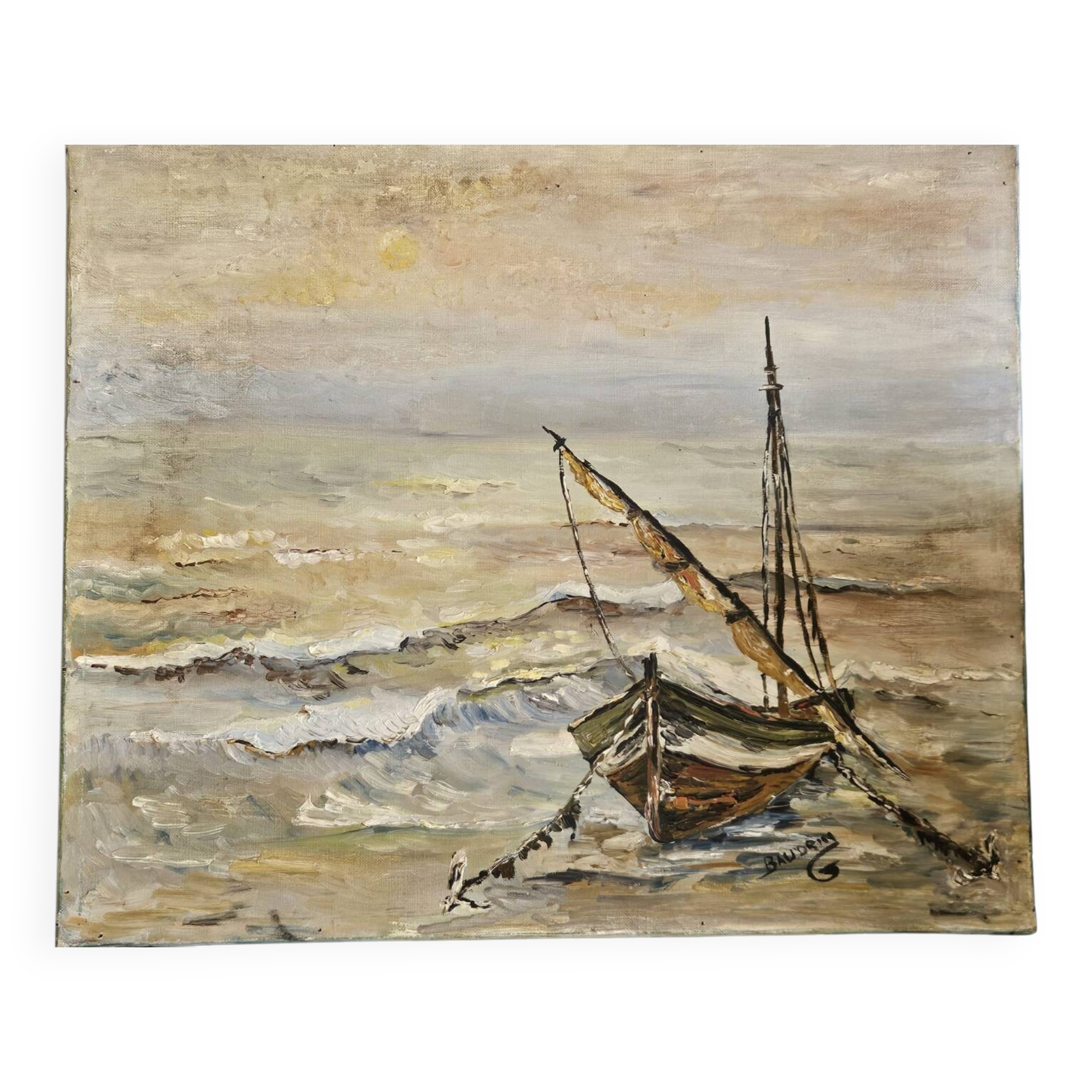 Bateau signé Baudrin