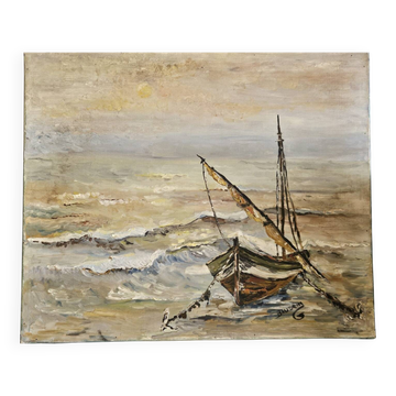 Bateau signé Baudrin