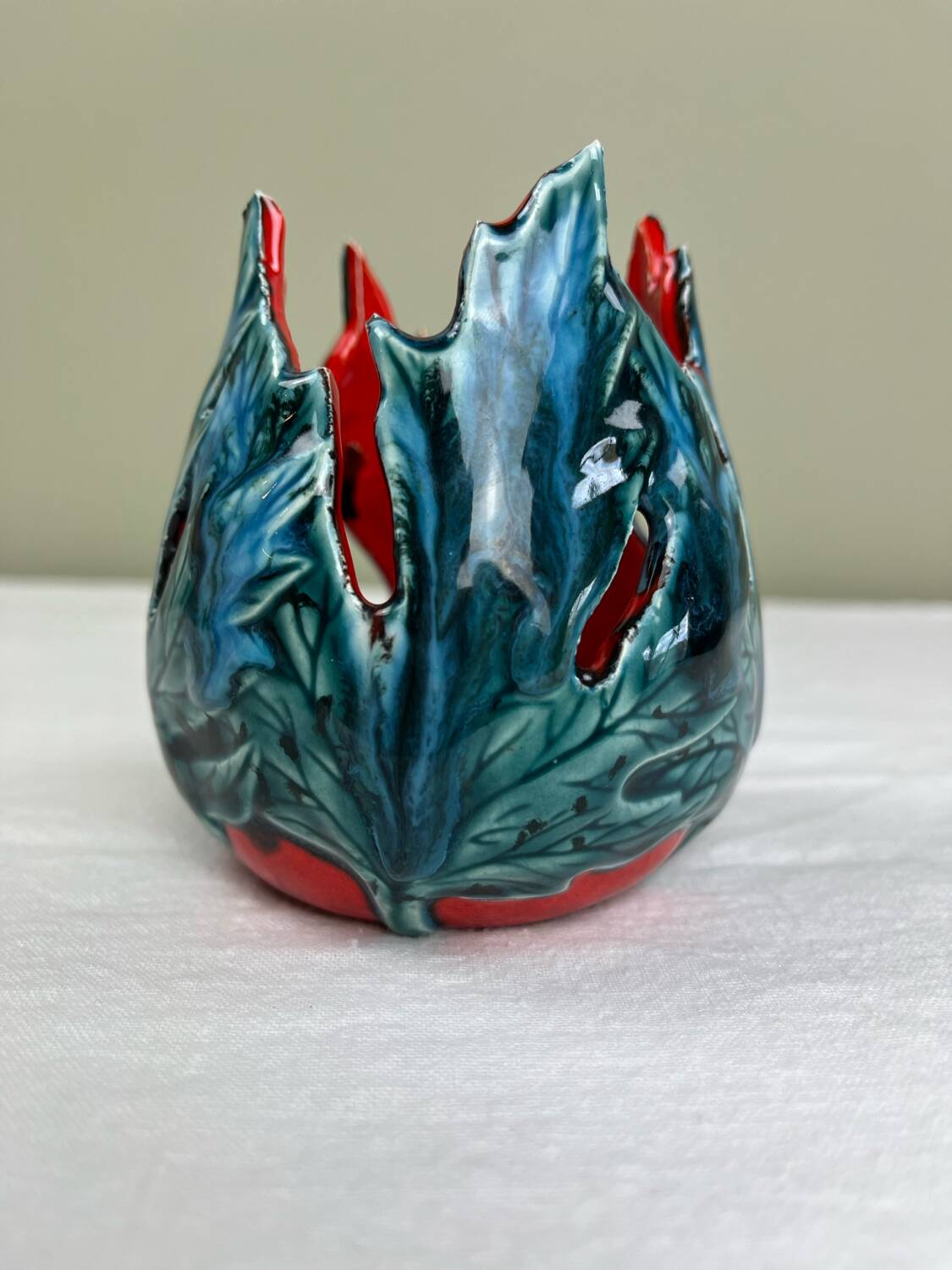 Bougeoir céramique coloré