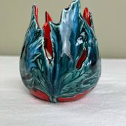 Bougeoir céramique coloré