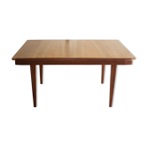 Extensible in the 1960s teak dining table