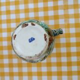 Wasmuel style slip pitcher heron decoration