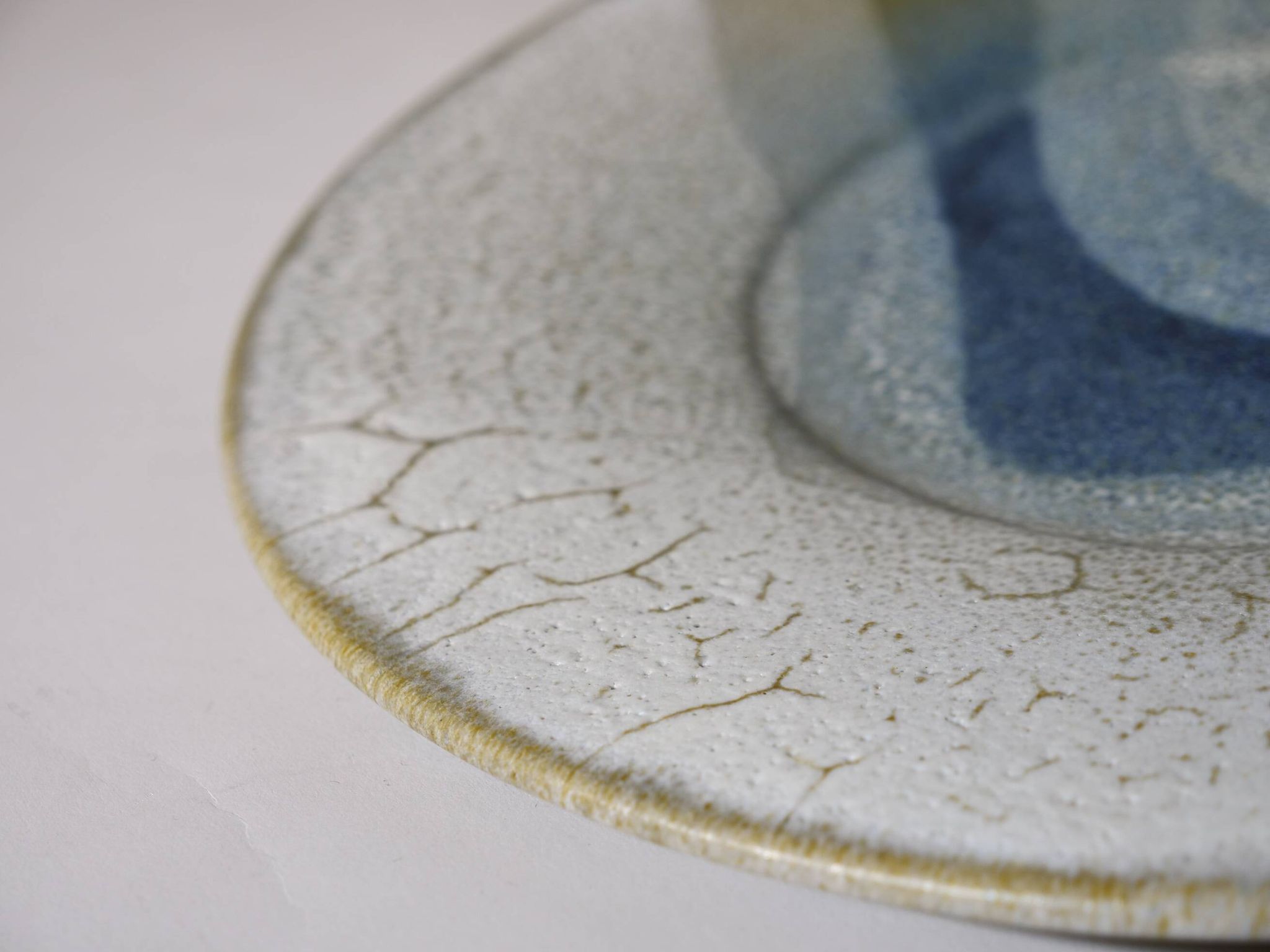 Scandinavian Studio Pottery Plate, Signed, 1970s