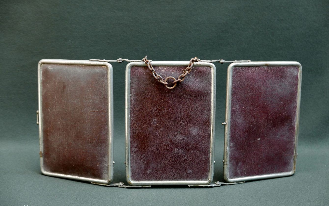 Barber triptych 49x21cm mirror