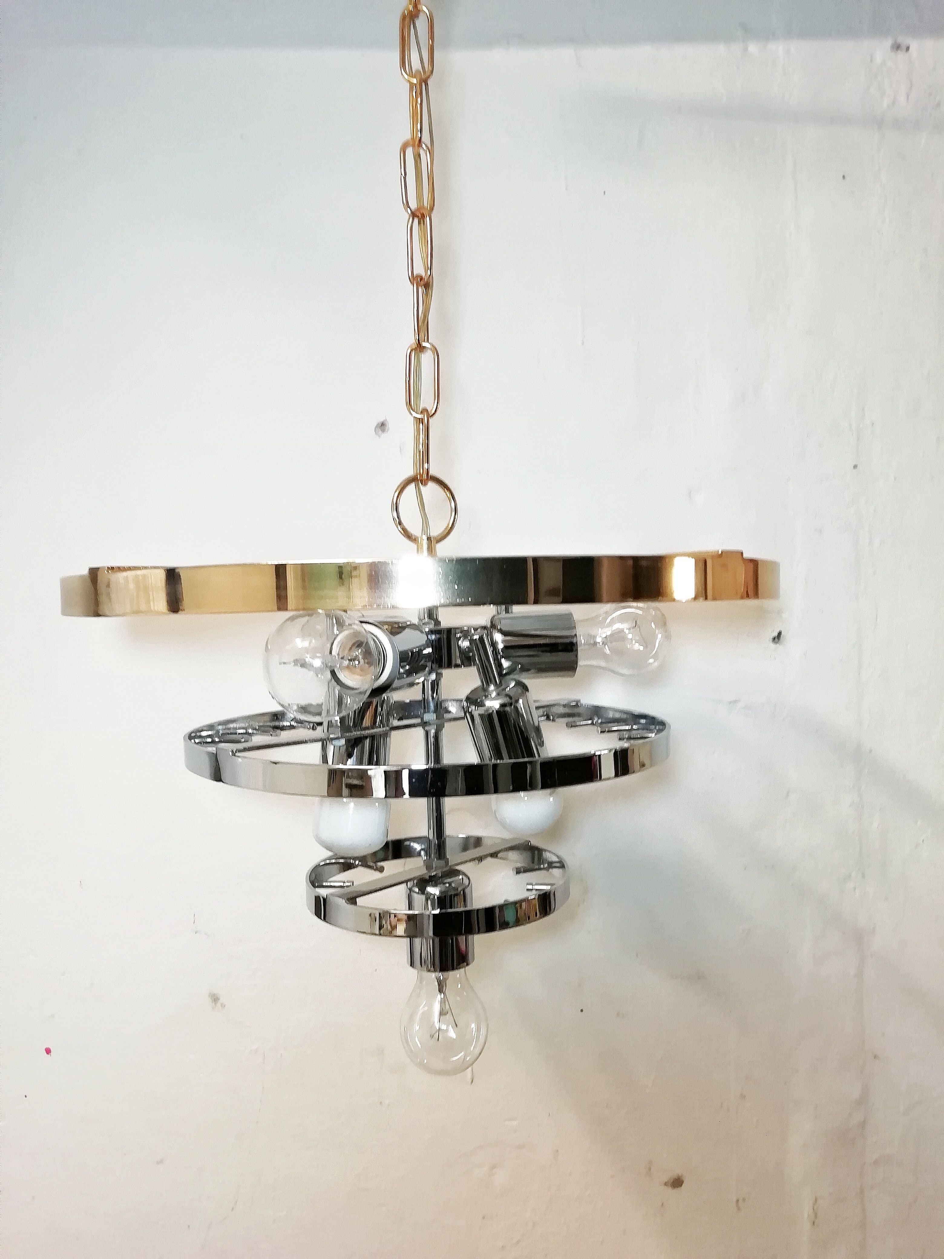 Paolo Venini Murano glass ceiling lamp