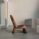 Fauteuil en teck massif recyclé