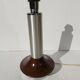 Wood and chrome metal design lamp 70s