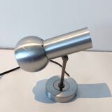 Adjustable wall lamp in brushed aluminum 1960/70