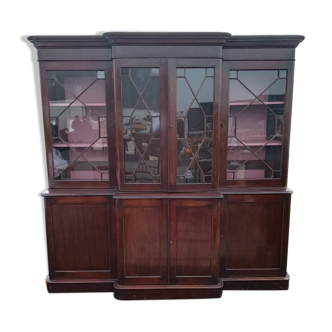 Antique English Mahogany Bookcase – 19th Century