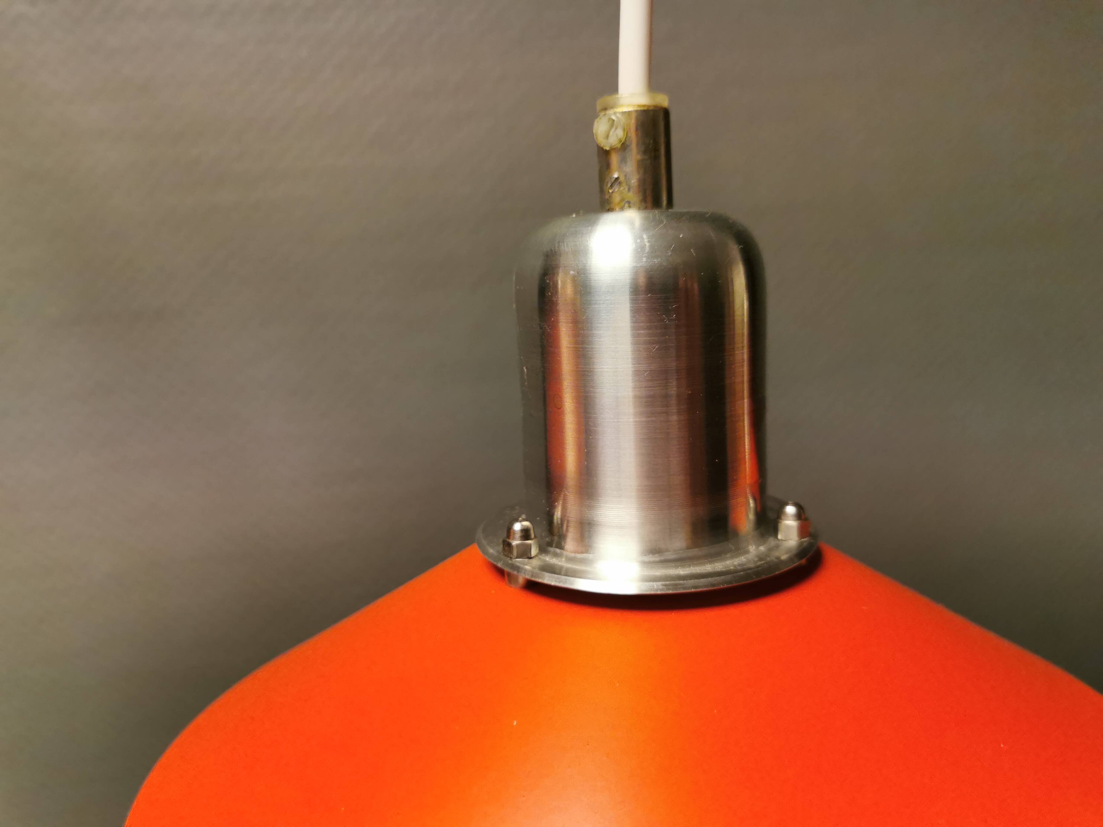 Three beautifully refurbished Tip-Top 2 hanging lamps, estimated 1990s.