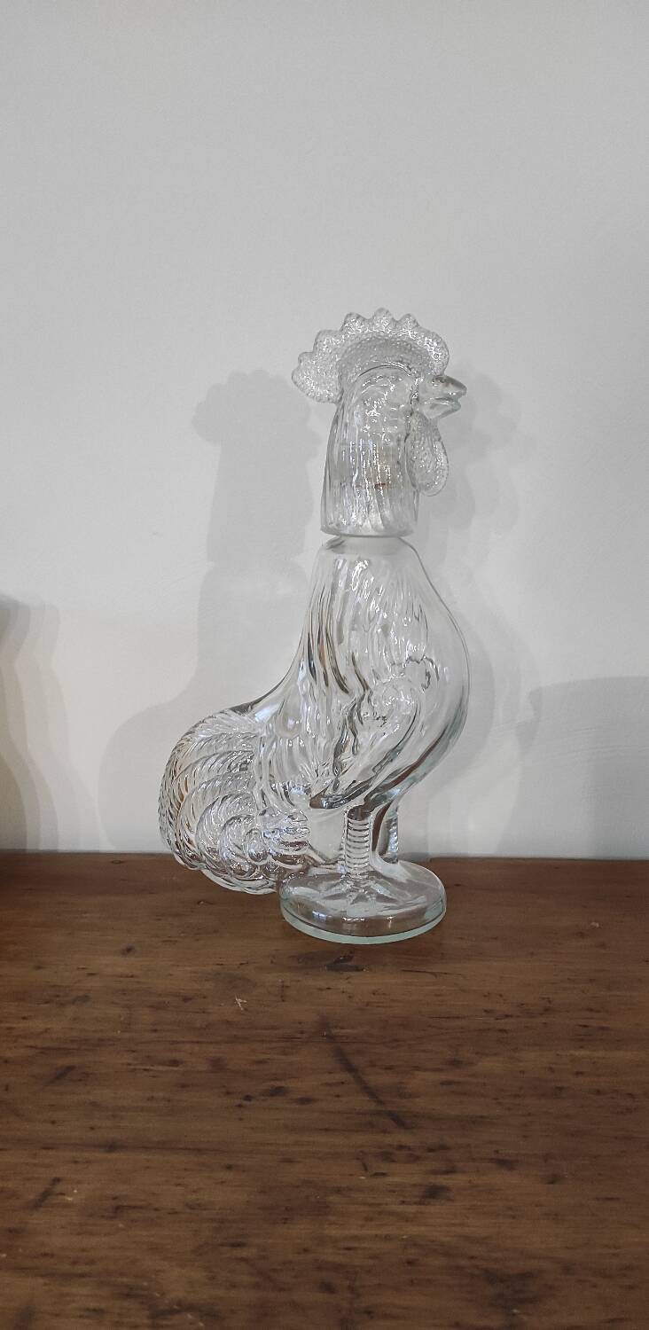 Rooster bottle carafe