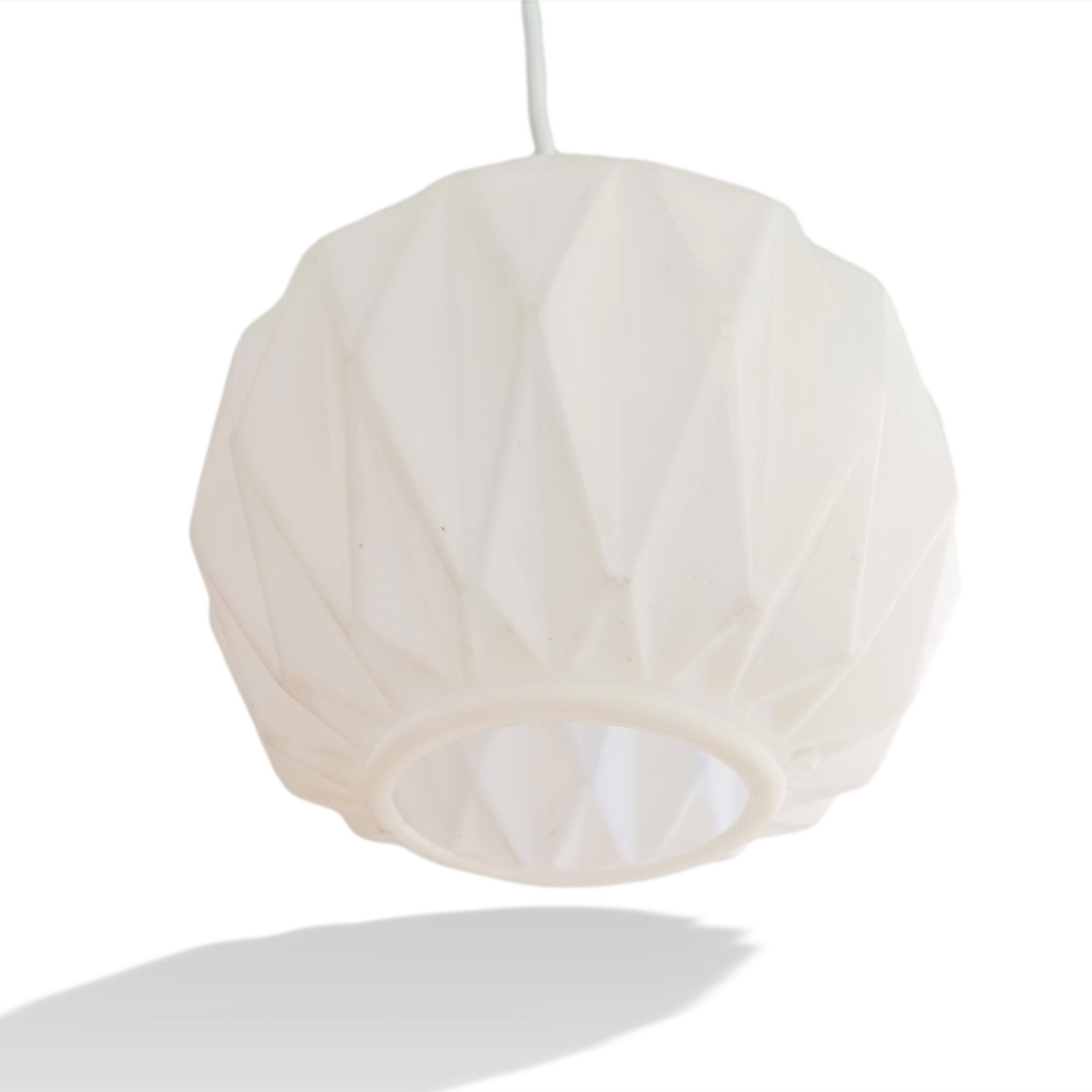 Small Origami pendant lamp 1960s LeKlint style